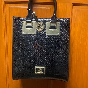 Christian lacroix asos zara style patent satchel bag